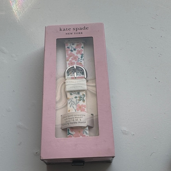 Kate Spade Pink Floral Watch Band - Picture 1 of 3